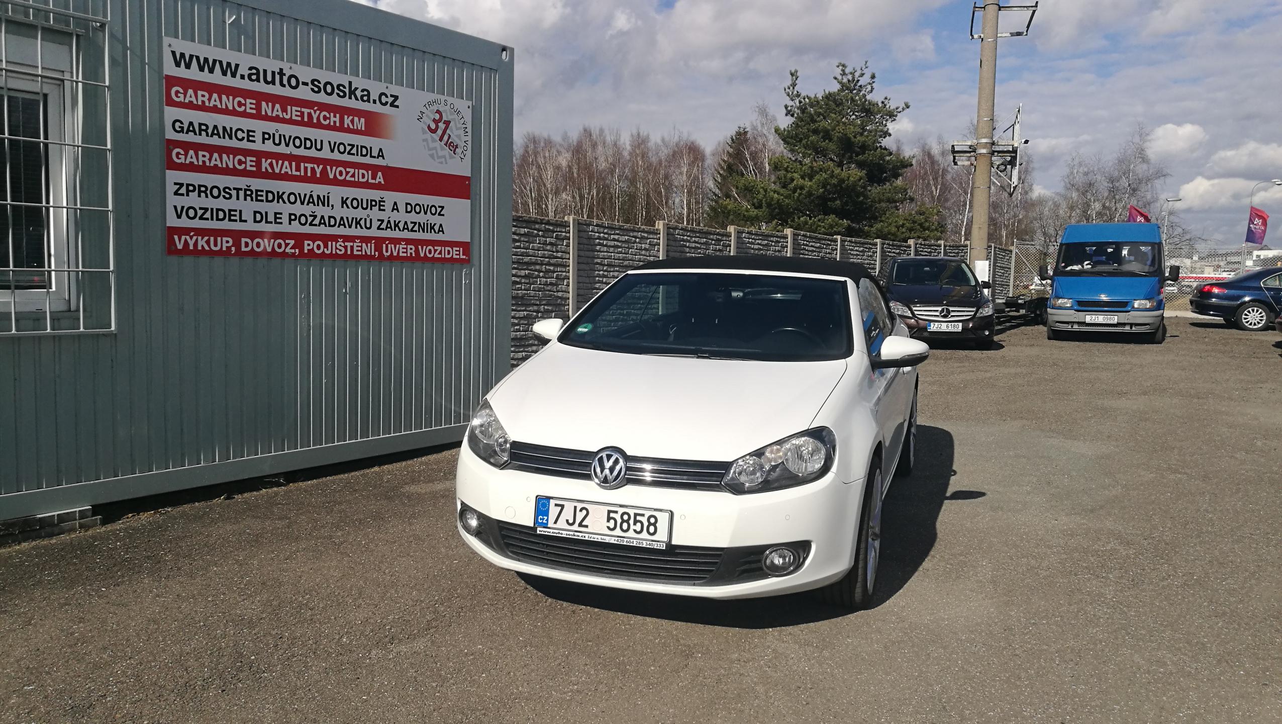 Volkswagen Golf VI 2,0TDI CABRIO DSG EL.STŘECH