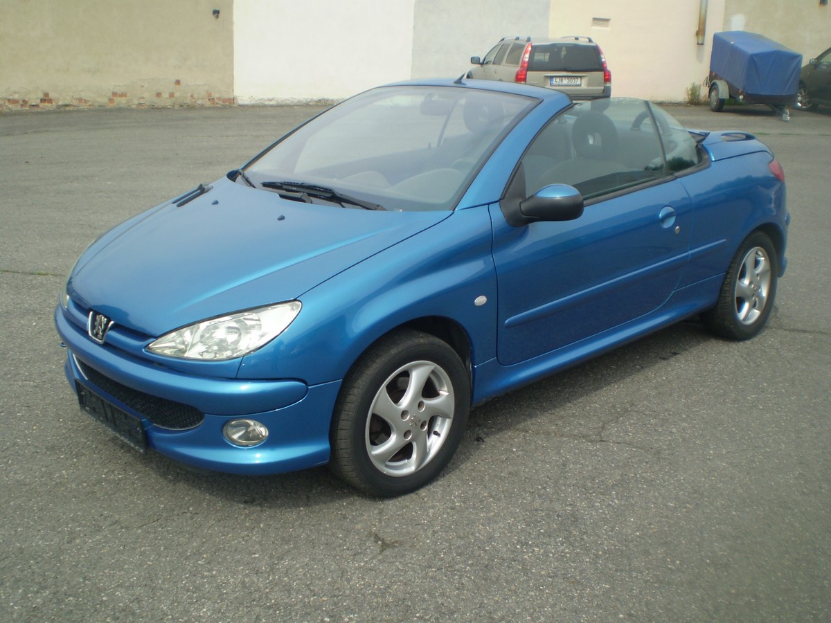 Peugeot 206 1,6 CC-1.6-80kW-KABRIOLET-SERV