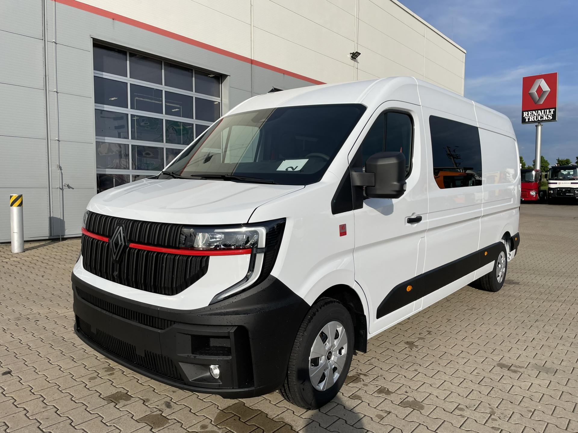Renault Master CREW VAN L3H2 170k RED 6 míst