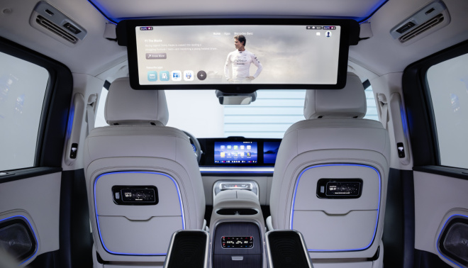 Mercedes-benz VLE obrazovka LCD